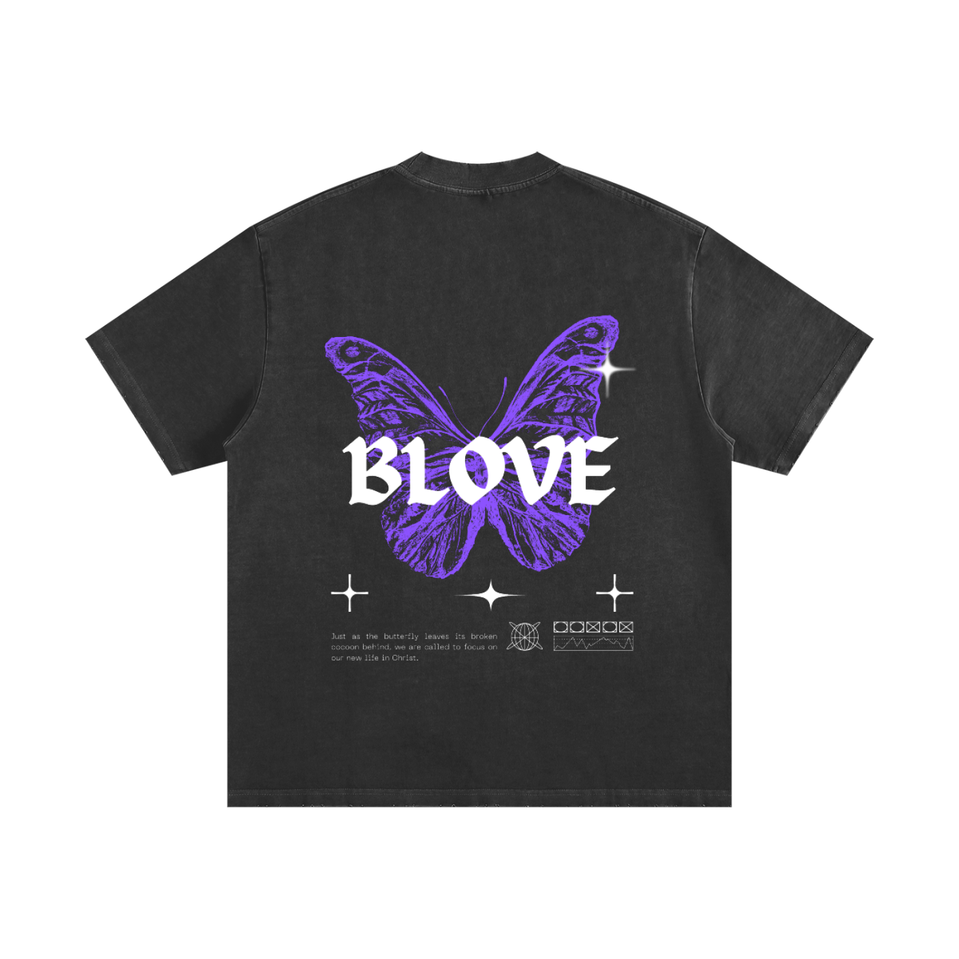 Heavyweight Vintage Washed Frayed T-Shirt